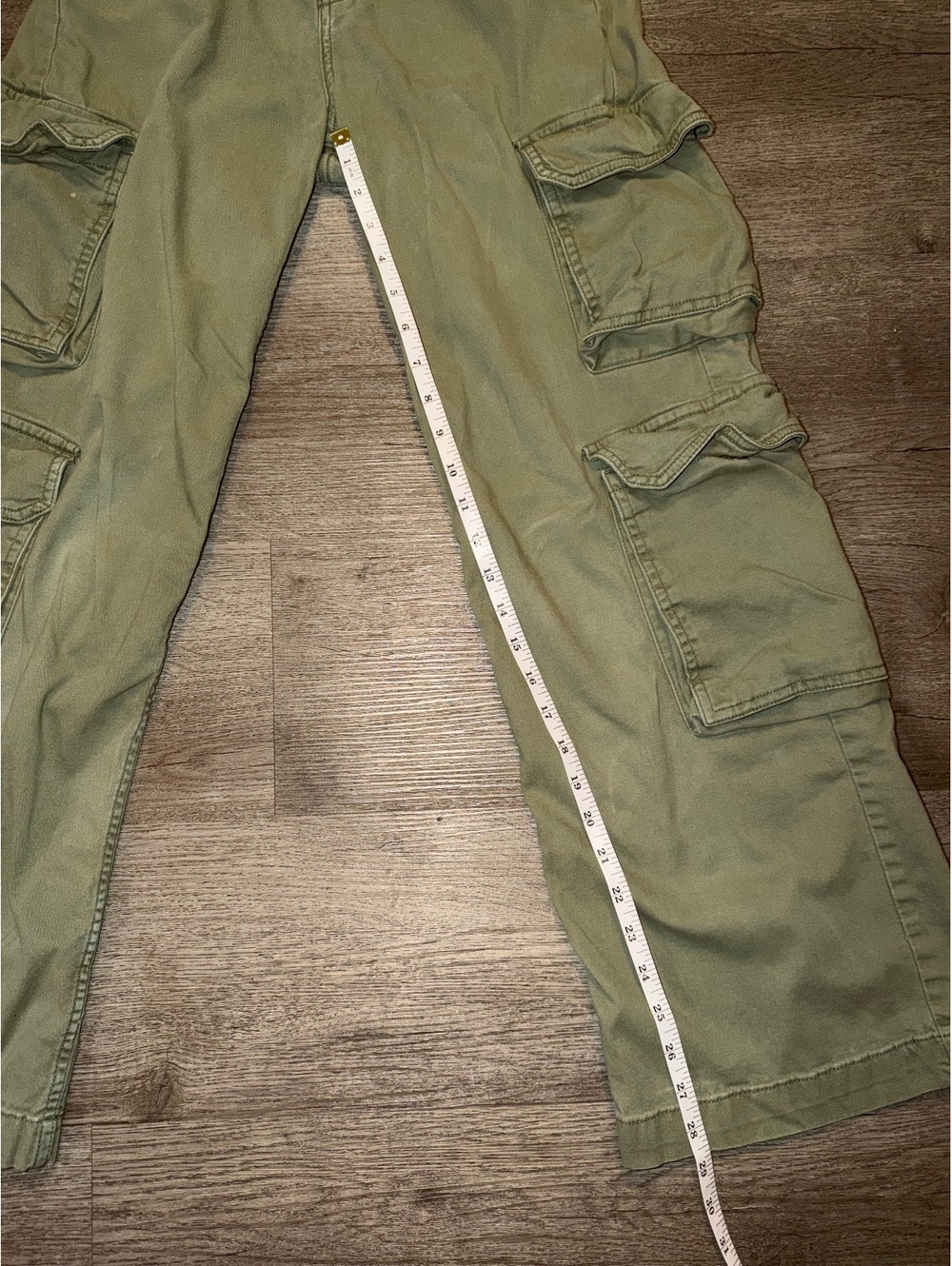 Arizona Jean Co Y2K Women's Sage Green Streetwear Cargo Pants - Picture 6 of 6